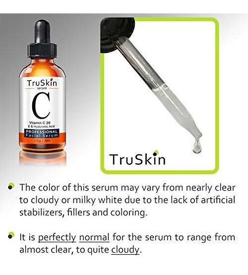 Truskin Naturals Vitamin C 20% E & Hyaluronic Acid Facial Serum 30ml